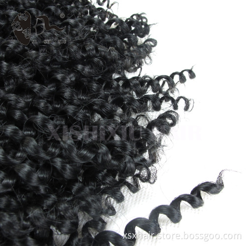 100% top quality afro bohemian jerry curl hair weave